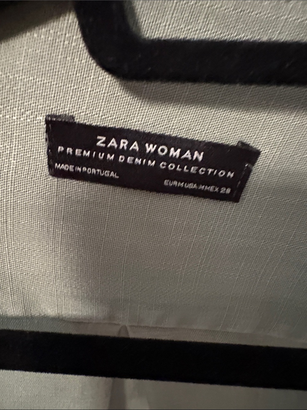 Zara Woman Light Sage Green Button-Down Shirt
